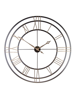 Настенные часы в стиле Лофт, корпус состаренный металл.