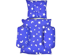 Детская подушка для новорожденных BabySet (цвет Ночь)