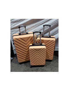 Комплект из 3х чемоданов ABS Olard Vertu S,M,L оранжевы