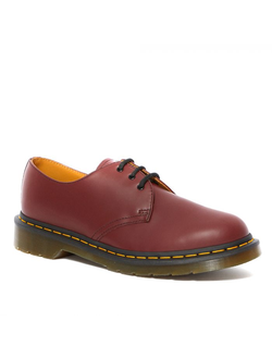 Ботинки Dr.Martens 1461 Smooth Hf бордовые