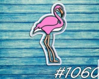 Вырубка для пряников Фламинго #1060&quot; (размер 10 см)