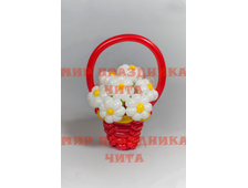 Букет "цветы в корзине"