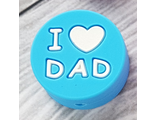 I love dad - голубой