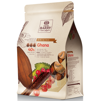 Шоколадный кувертюр Origin Ghana Cacao Barry 40% галлеты