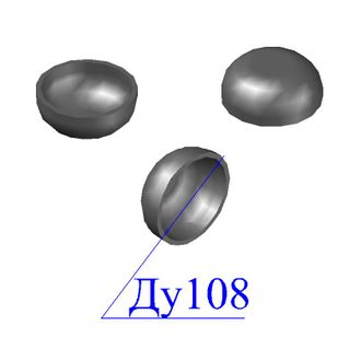 Заглушка стальная 100