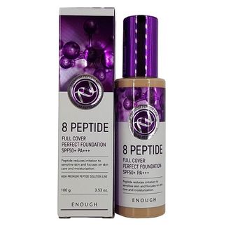 Тональный Крем с Пептидами фактор защиты 50 + №13 натуральный Enough 8 PEPTIDE FULL, 100 гр. 870962