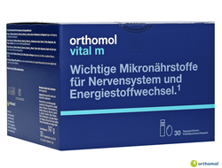 Витамины Orthomol Vital M / Ортомол Витал М 30 дней (питьевые бутылочки/капсулы)