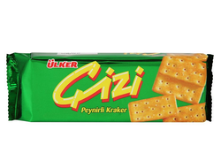 Крекеры сырные "Чизы" (Cizi Peynirli Kraker), 70 гр., Ulker, Турция