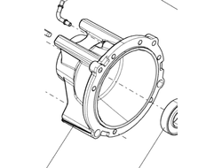 Крышка редуктора Оригинал BRP 705401610 для BRP Can-Am (Machined Front Cover)