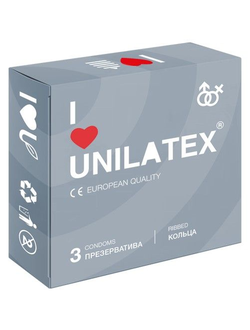 Презервативы с рёбрами Unilatex Ribbed - 3 шт. Производитель: Unilatex, Испания
