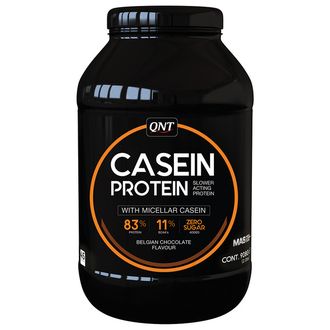 (QNT) Casein Protein - (908 гр) - (ваниль)