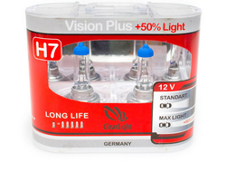 Галогенные лампы Clearlight VisionPlus +50% H7
