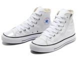 Зимние кеды Converse All Star Белые на молнии