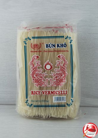 Рисовая вермишель "Bun Kho" Вьетнам 500 гр.