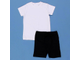Комплект для мальчиков 92-158 (футболка+шорты). Цена от размера.