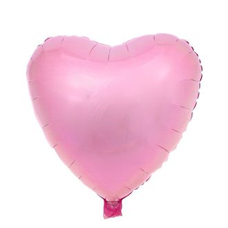 Шарик сердце, розовое, ультра 76 см