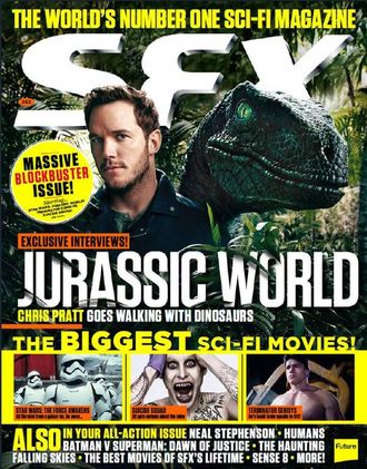 SFX Magazine Issue 262 Summer 2015 Jurassic World, Chris Pratt Cover, Intpressshop