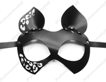 Кожаная маска Lacy Wild Cat черный
