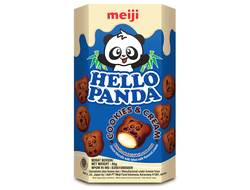 Печенье Meiji Hello Panda кукис крем 45 гр (10 шт)*8