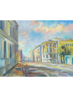 Городской пейзаж Российская академия живописи, ваяния и зодчества Ильи Глазунова Круглова Ирина