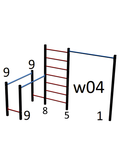 Спортивная площадка WORKOUT w04