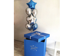 Коробка - сюрприз с шарами №20