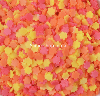 Изображение - Посыпка Цветочки яркий микс для слайма - slime-shop.in.ua