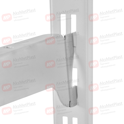 2247DX/SX Полкодержатель хром левый-правый откидной прямой и наклонный под полку 250 мм для системы Базис/Canalina/Global