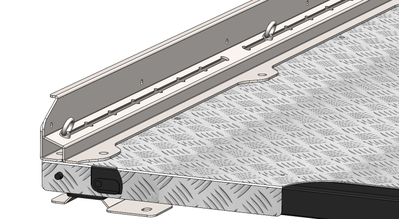 Платформа грузовая выкатная Ford F150 Raptor XIII (2014-2018).НЕ ПОДХОДИТ НА АВТО ПОСЛЕ РЕСТАЙЛИНГА. АВС-Дизайн