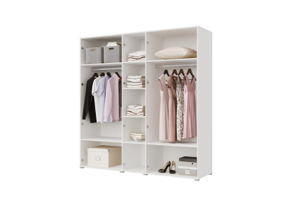 Бостон Горизонт Шкаф 5 ств 2250 распашной платяной разные цвета