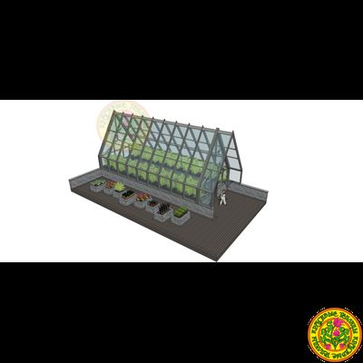 Зимняя теплица РИЧАРД размером 6000 x 15000 мм