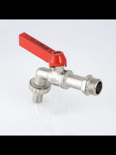 Кран водоразборный со съемным штуцером VALTEC VT.051 1/2 3/4 с носиком