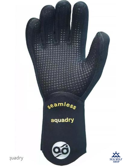 Перчатки неопреновые 5мм Aquadiscovery SEAMLESS AQUADRY 2-я обтюр.р.L