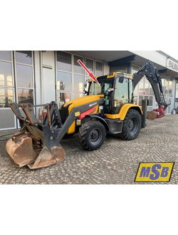 Стекло лобовое верхнее на Mecalac TLB870, Mecalac TLB890, Mecalac TLB990