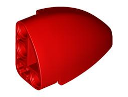 Technic, Panel Curved 5 x 3 x 2 Corner Quarter Ellipse, Left, Red (2438 6528821)