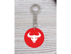 Брелок символика "Быка" с гравировкой №14