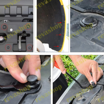 Заклепки автомобильные, автомобильные заклепки, снятие обшивки, набор инструментов для снятия обшивк