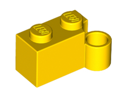 Hinge Brick 1 x 4 Swivel Base, Yellow (3831 / 4159282 / 4241119 / 6137916)