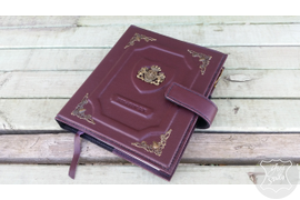 именной ежедневник на заказ, ежедневник из натуральной кожи, подарок для руководителя