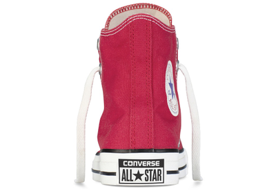 высокие конверсы ол стар красного цвета