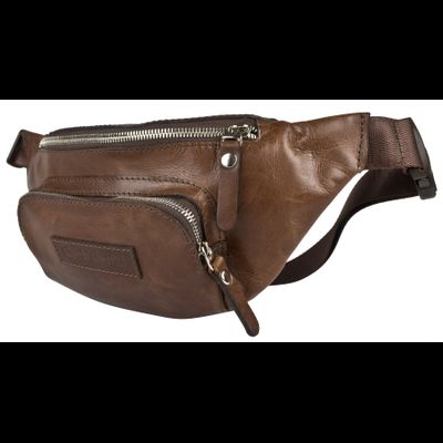Кожаная поясная сумка Scarlino brown (арт. 7018-04)