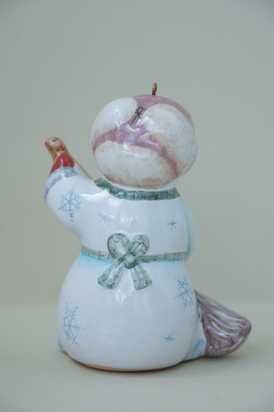 Снеговик с метлой