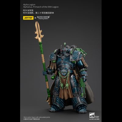Альфарий, примарх Альфа-легиона (Warhammer Horus Heresy) - КОЛЛЕКЦИОННАЯ ФИГУРКА 1/18 Alpha Legion Alpharius Primarch of XXth Legion (JT01086) - JOYTOY