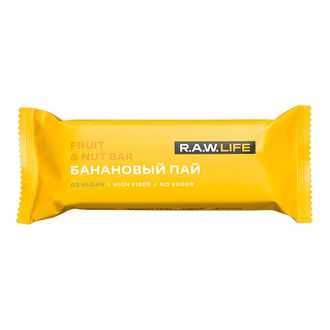 Батончик R.A.W. LIFE "Банановый пай", 47 гр