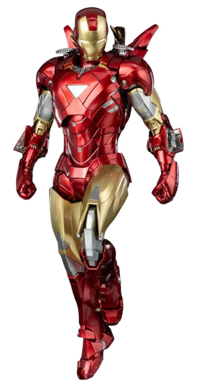 Железный Человек (Iron Man) - Коллекционная фигурка 1/12 SCALE The Infinity Saga DLX Iron Man Mark 6 (3Z05000C0) - Threezero