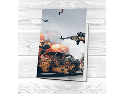 Обложка на паспорт PlayerUnknown’s Battlegrounds, PUBG, ПУБГ №3