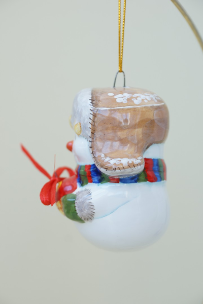 Снеговик в ушанке - Снежная семейка