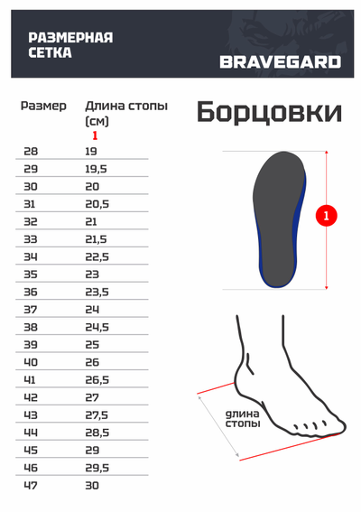 Борцовки для самбо ВФС BRAVEGARD Ascend красно-синие