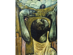 Михуля-Морозов А. И. Без названия 1982 г. Холст, дублированный на холст, масло 65Х50 (1207)