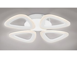 Ambrella св-к св/д управл. люстра 45W(3825lm) 2K-4K-6K 405x405x80 пульт ДУ белый FA4482/4 WH